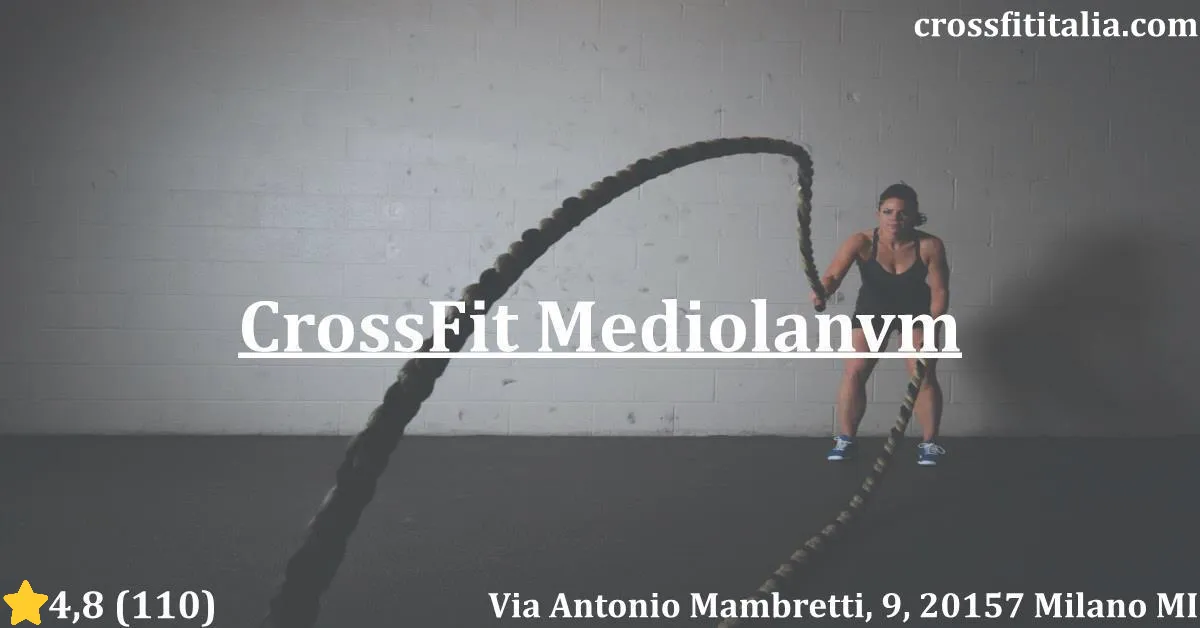 a205 CrossFit Mediolanvm a205 CrossFit Mediolanvm