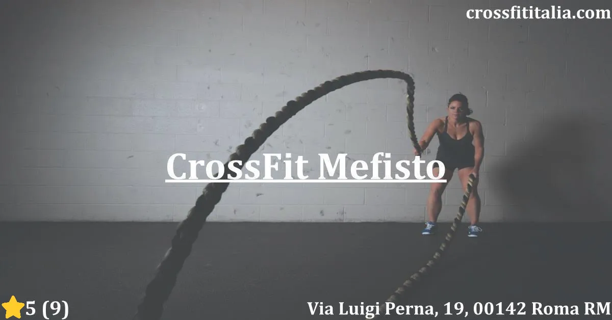 a206 CrossFit Mefisto a206 CrossFit Mefisto