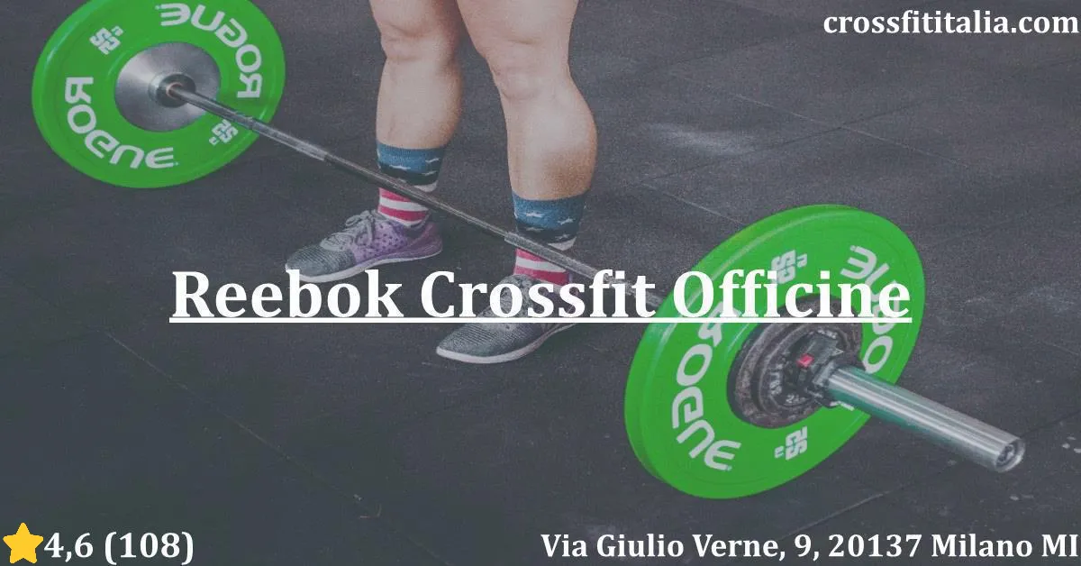 a386 Reebok Crossfit Officine a386 Reebok Crossfit Officine